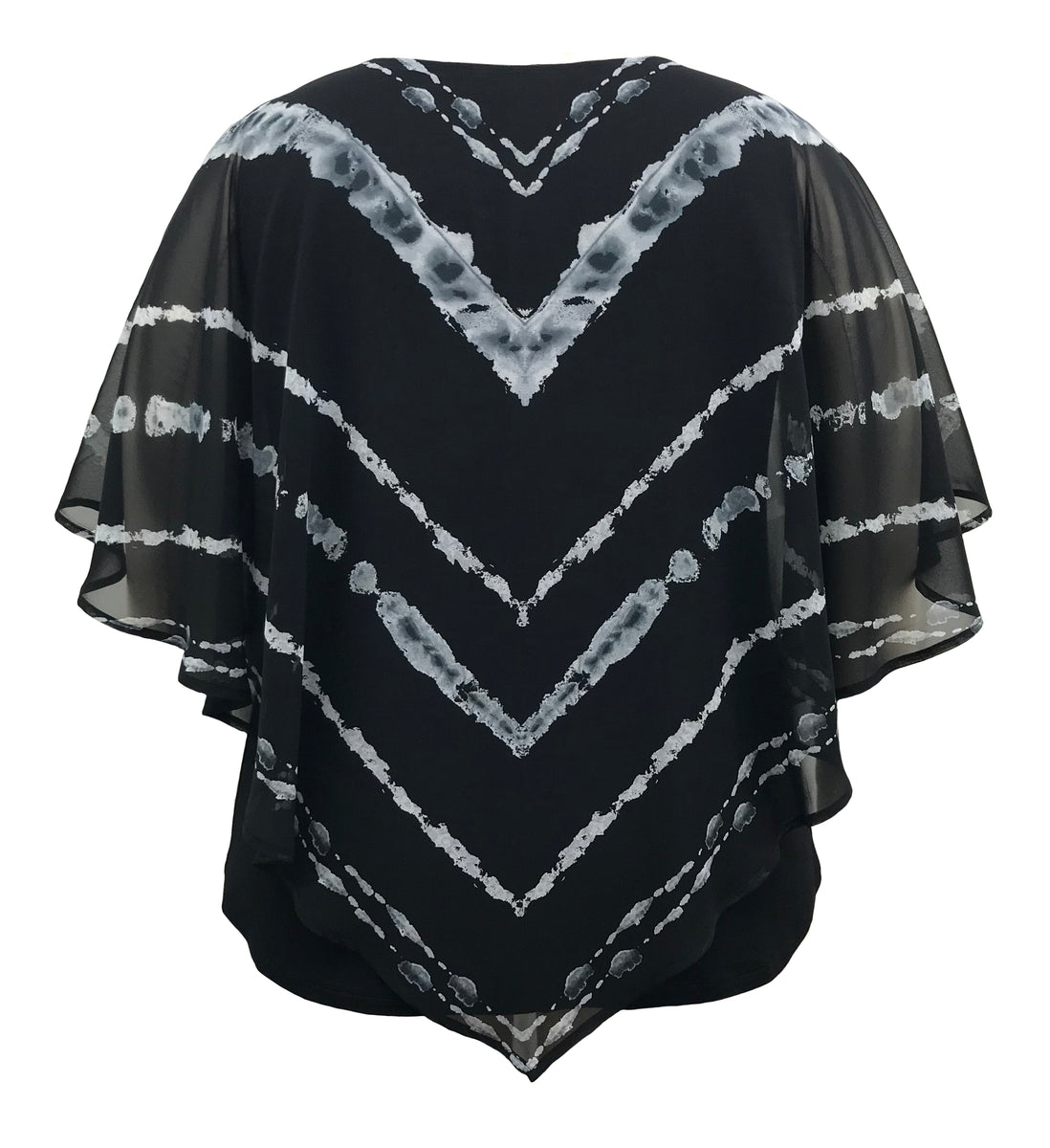 LEEBE Women and Plus Size Double-Layered Burnout Poncho Top (S-5X) :  : Clothing, Shoes & Accessories