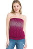 Women and Plus Size Studded Tube Top