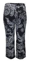 Plus Size ITY  Paisley Print Wide Leg Pants