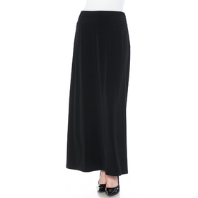 Plus Size A Line Maxi Skirt