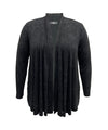 Women and Plus Size Long Sleeve Open Front Cardigan
