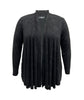 Women and Plus Size Long Sleeve Open Front Cardigan