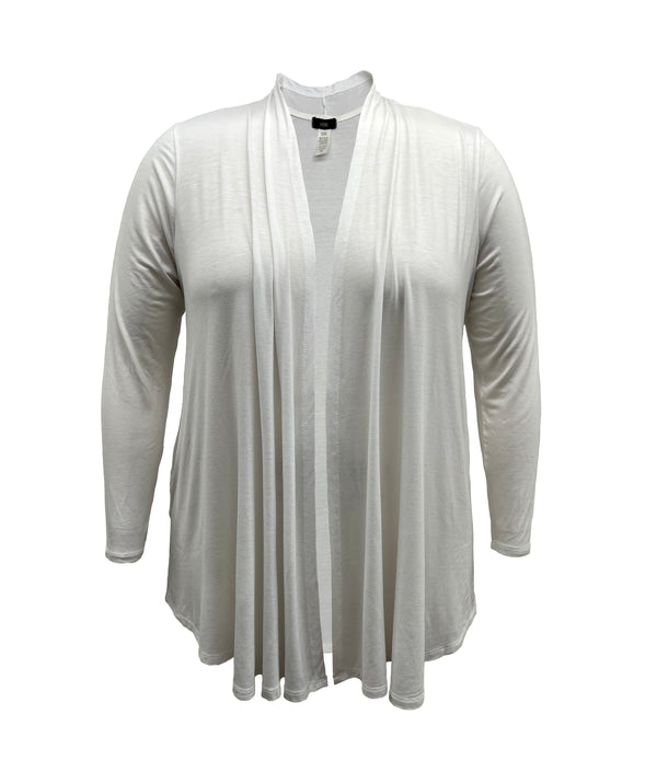 Women and Plus Size Long Sleeve Open Front Cardigan