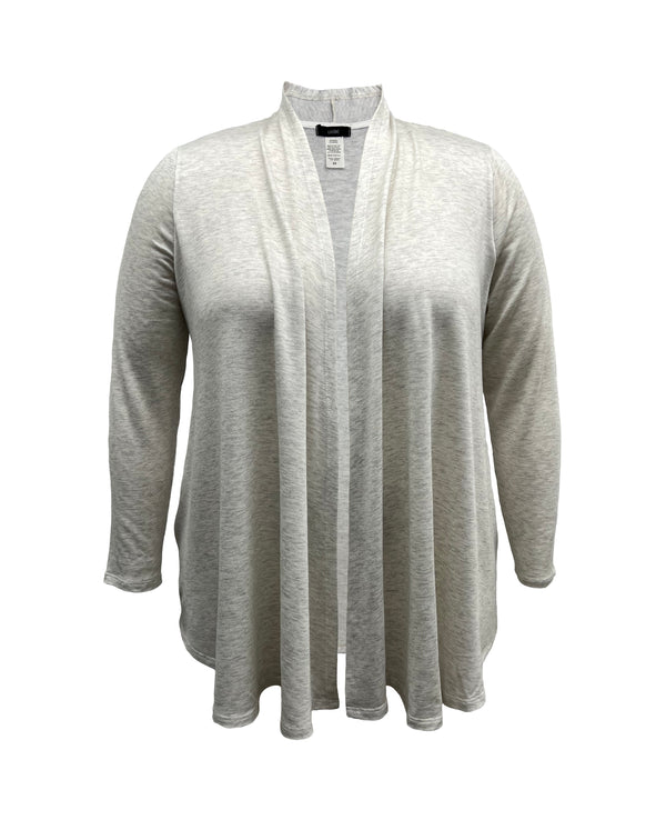 Women and Plus Size Long Sleeve Open Front Cardigan