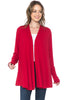 Leebe Women and Plus Long Sleeve Open Front Cardigan