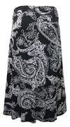 Women's Border Paisley Maxi Skirt