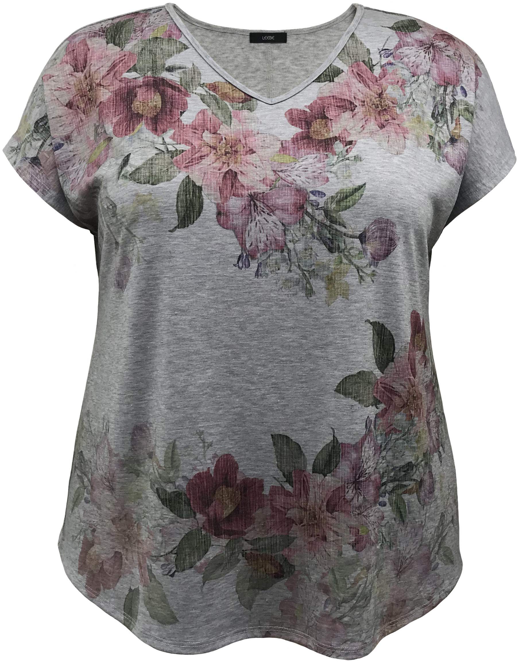 売れ筋商品|||カスパー カットソー トップス レディース Plus Size Floral-Print V-Neck Dolman-Sleeve Poncho Top Hazelwood Multi CN535320.jpg?v=1715519047