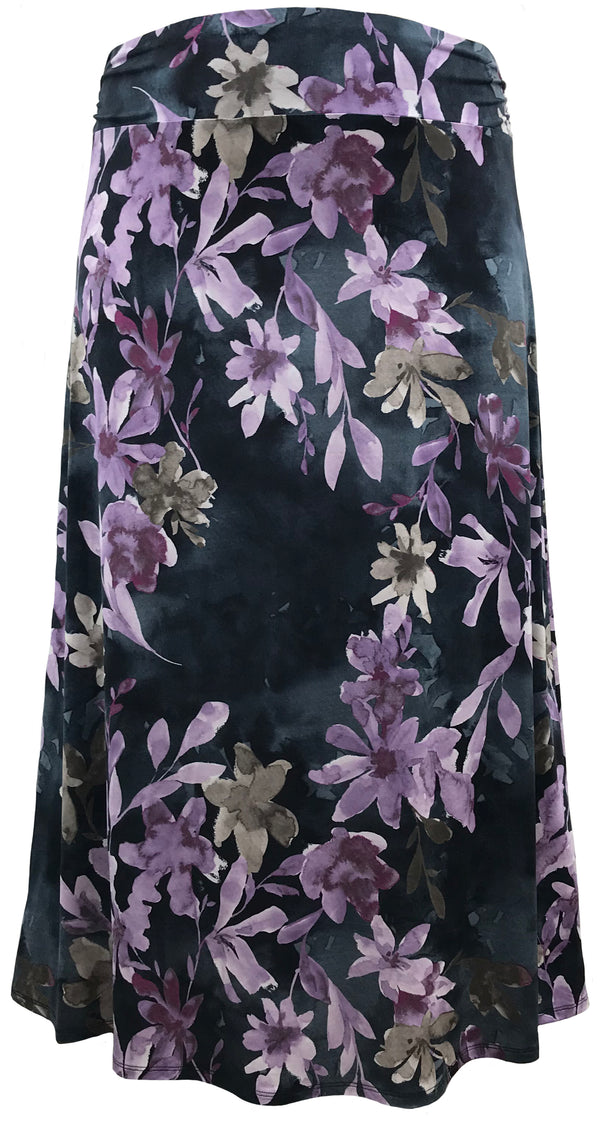 Leebe Women and Plus Floral Maxi Skirt