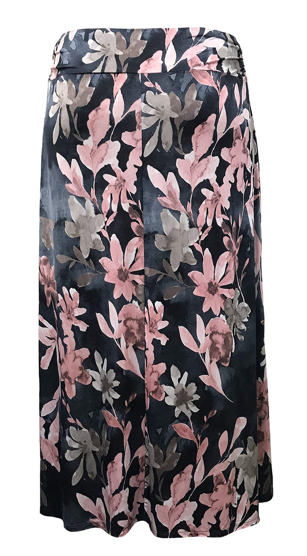 Leebe Women and Plus Floral Maxi Skirt