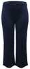 Women's Solid  ITY Knit Straight Wide Leg Pants