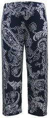 ITY Paisley Border Print Wide Leg Pants