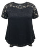 Short Sleeve Lace Top