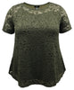 Short Sleeve Lace Top