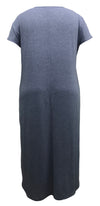 Blue Flower Maxi Dress