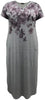 Purple Flower Maxi Dress