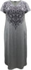 Purple Paisley Maxi Dress