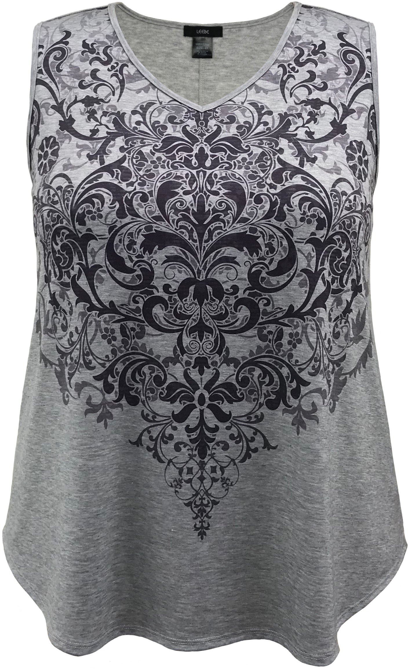 purple paisley tank top