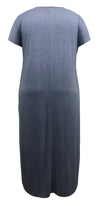 Women's Blue Medallion Maxi Dress