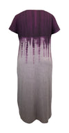 Women's Tie Dye Print Maxi Dress