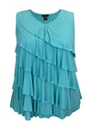 Women's V-Neck Ruffle Tank